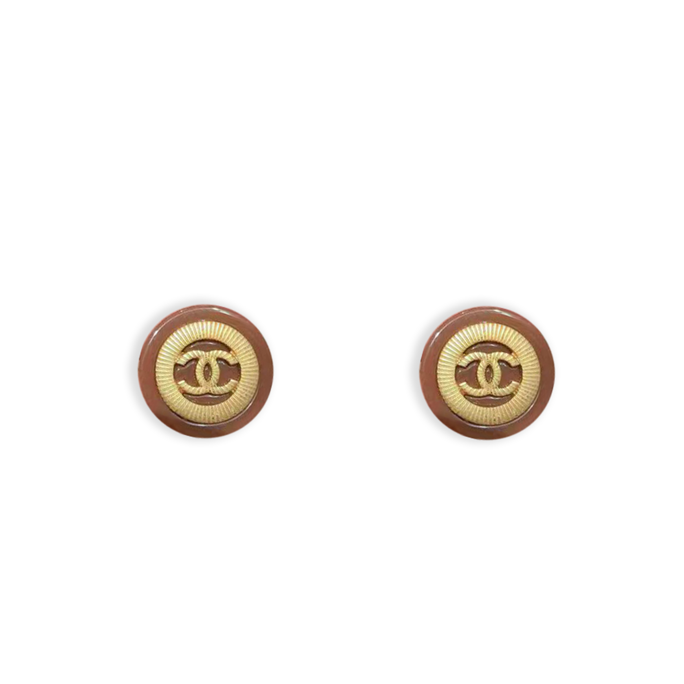 Ch**el coco mark earrings